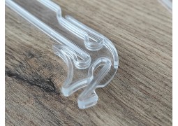 Вішалка-плечики для білизни і дитячого одягу (26см. прозора)